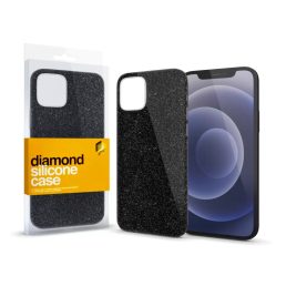   XPRO™ Szilikon tok Diamond Fekete Apple iPhone 13 Pro Max készülékhez
