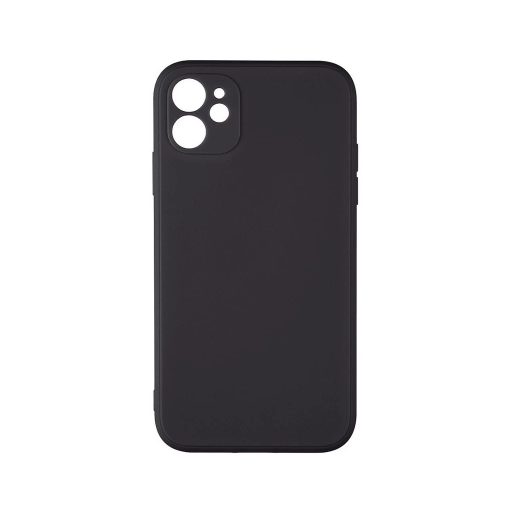OBAL:ME Matte TPU tok for Apple iPhone 11 készülékhez fekete 