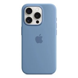   Apple Silicone Magsafe tok iPhone 15 Pro készülékhez, téli kék 