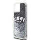   DKNY Liquid Glitter Arch Logo tok iPhone 14 Pro Max készülékhez fekete 