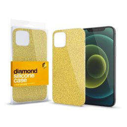   XPRO™ Szilikon tok Diamond Arany Apple iPhone 12 Pro Max készülékhez
