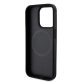   DKNY PU Leather Repeat Pattern Bottom Stripe MagSafe tok iPhone 12/12 Pro készülékhez fekete 