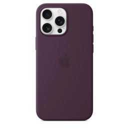   Apple Silicone Magsafe tok iPhone 16 Pro Max készülékhez szilva