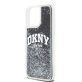   DKNY Liquid Glitter Arch Logo tok iPhone 15 Pro Max készülékhez fekete 