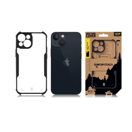 Tactical Quantum Stealth tok Apple iPhone 13 mini készülékhez átlátszó/fekete