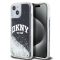 DKNY Liquid Glitter Arch Logo tok iPhone 14 készülékhez fekete 