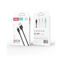 XO NB156 kábel USB-A - USB-C 1,0 m 2,4A fekete