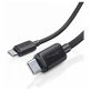   USAMS KY Series kábel US-SJ691 60W USB-C to USB-C 1m fekete 